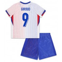 Fotbalové Dres Francie Olivier Giroud #9 Dětské Venkovní ME 2024 Krátký Rukáv (+ trenýrky)